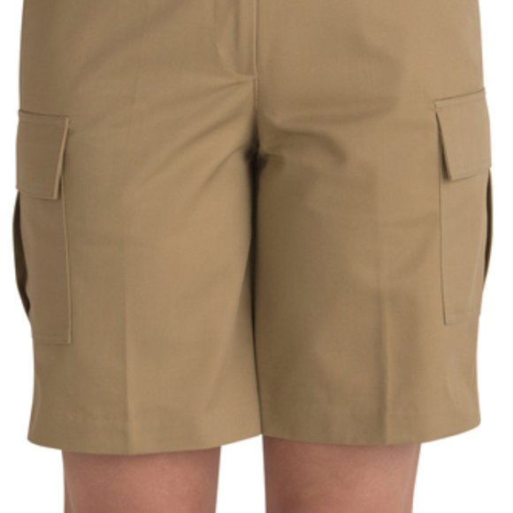 Edwards Tan Ladies Flat Front Chino Cargo Shorts Size 2 - Picture 4 of 5